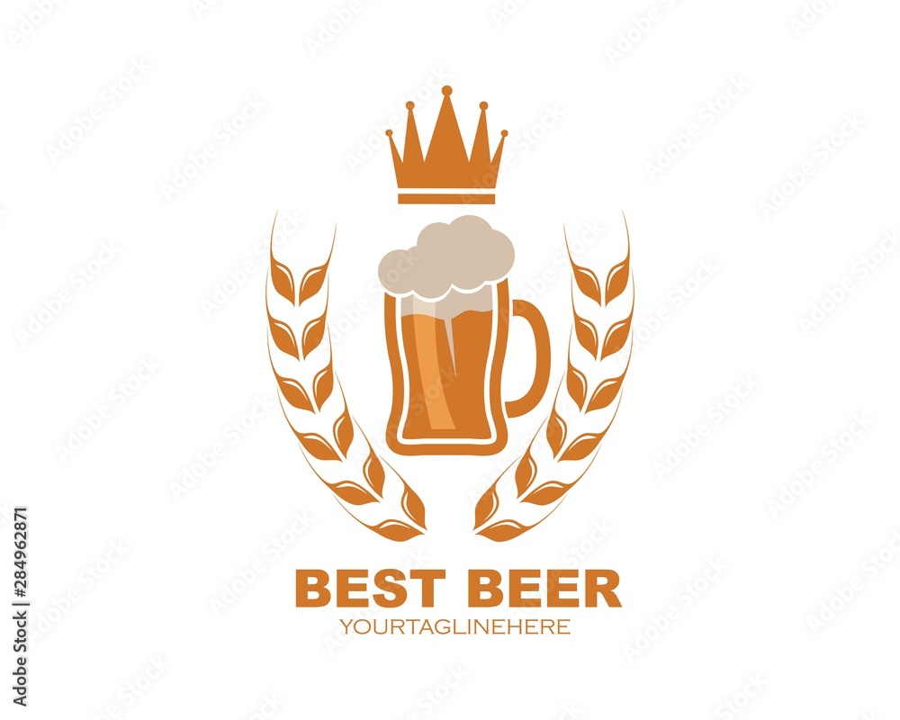 beer logo icon vector illustration design beer logo icon vector illustration design