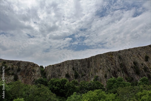 High bluffs on a cloudy day. © Ayla