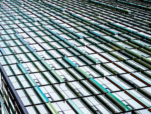 A Close View of a Modern Building