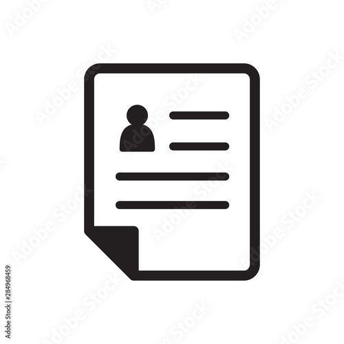 paper, page, document icon vector