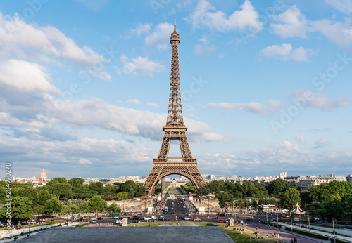 Eiffel tower, famous landmark and travel destination in France, Paris 