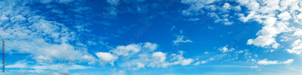 Panorama sky with cloud on a sunny day. Beautiful cirrus cloud. Panorama sky with cloud on a sunny day. Beautiful cirrus cloud.