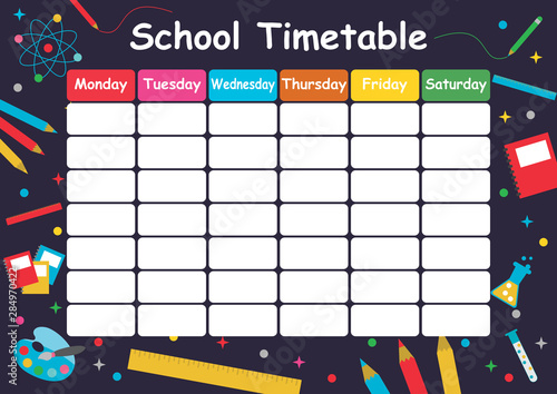 School Timetable, School Board