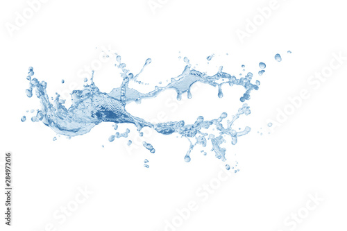 water splash isolated on white background, water © CK