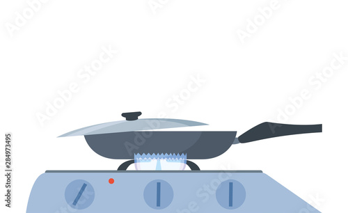 saucepan cap stove preparation cooking