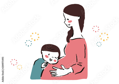 マタニティ　妊娠　親子