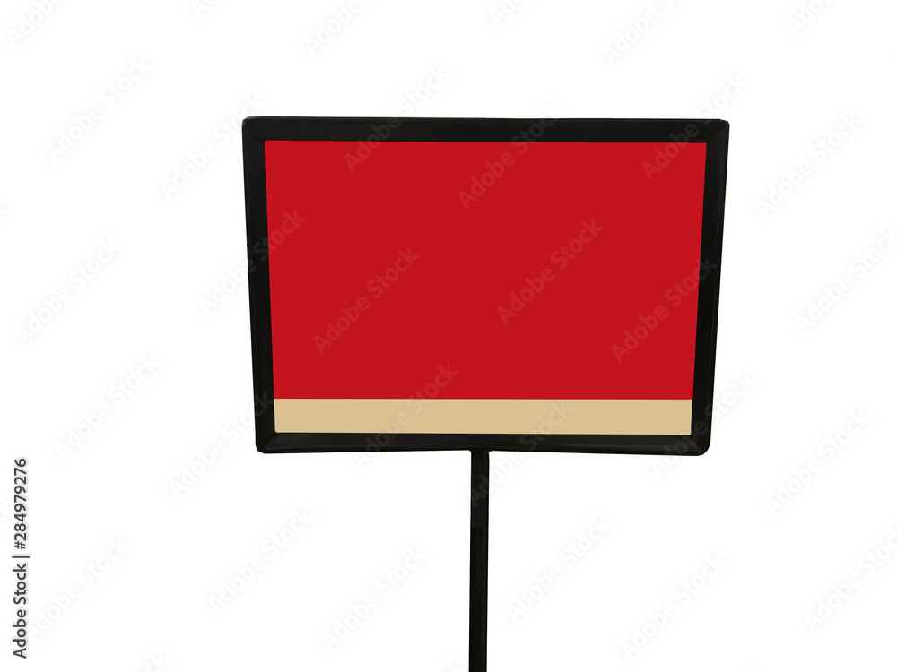 The billboards are empty, and customers can put information and white background. The billboards are empty, and customers can put information and white background.