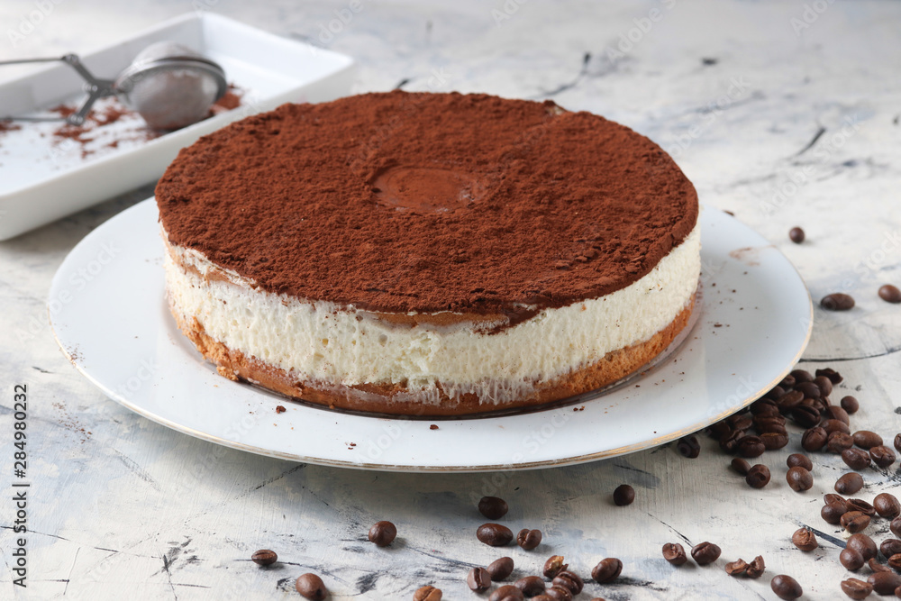 Fotografie Tiramisu , Tiramisu cheesecake