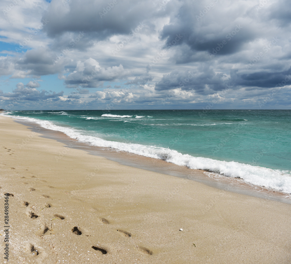 seascape wave beach sand clouds seascape wave beach sand clouds