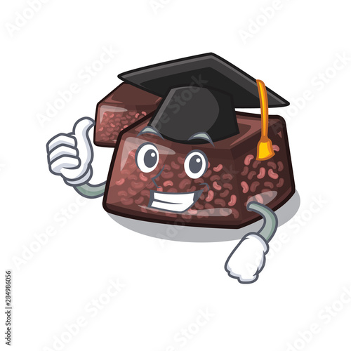 Graduation mizuyoukan with in the cartoon shape photo