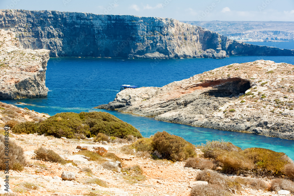 Beautiful sea landscapes in the mediterranean