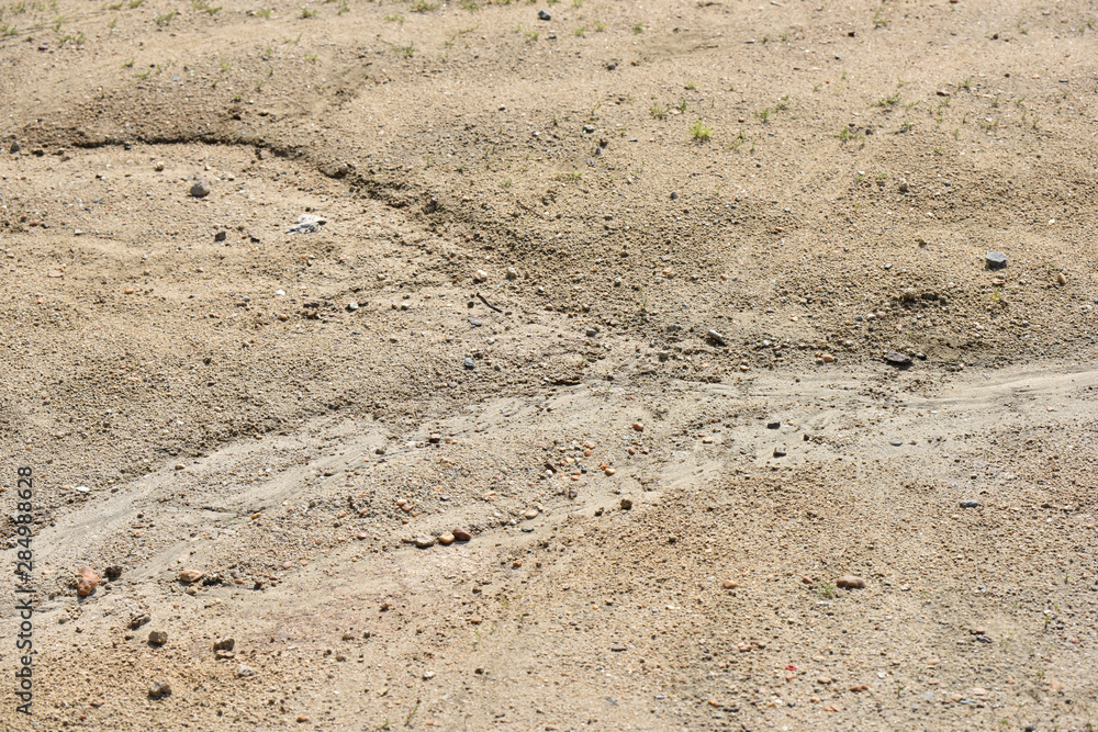 sand and dry stream bed sand and dry stream bed