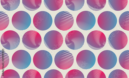 graphic circles seamless pink blue