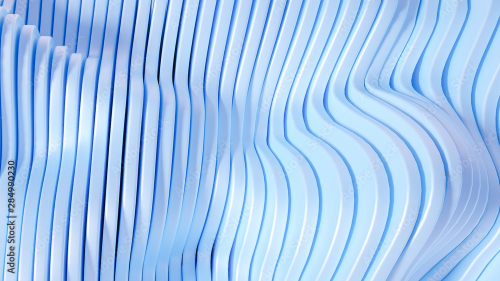 Elegant smooth wave lines background. 3d illustration, 3d rendering. Elegant smooth wave lines background. 3d illustration, 3d rendering.