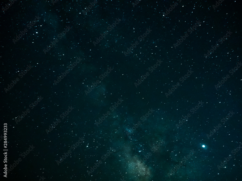 Night sky with stars and Milky way background