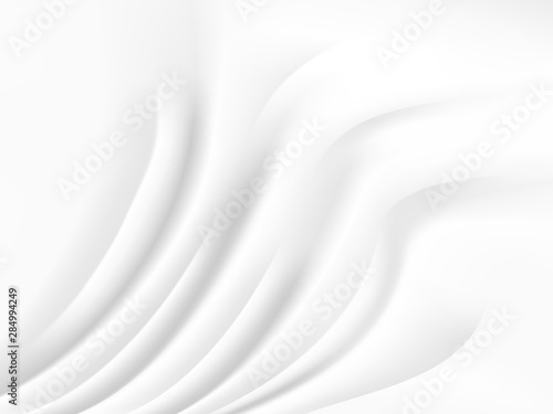 abstract background vector white and gray tone, wave overlapping with shadow modern concept, space for text or message web and book design © amperespy