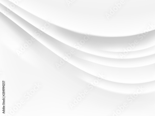 abstract background vector white and gray tone, wave overlapping with shadow modern concept, space for text or message web and book design