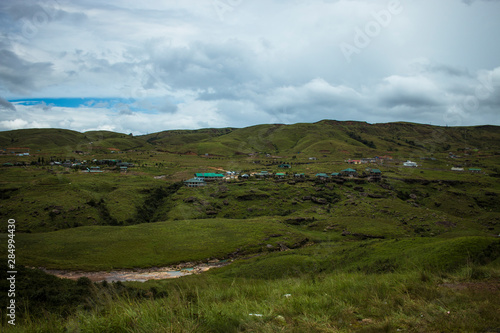 Roadside Tribal Village in Cherrapunji, Meghalaya, India