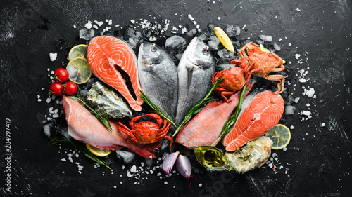Photography Seafood: Dorado, salmon, crab, grouper, oysters
