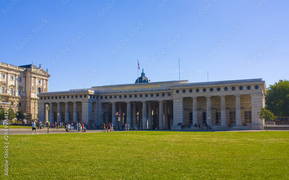 Hofburg Palace Gate (Auseres Burgtor Gate) in Vienna