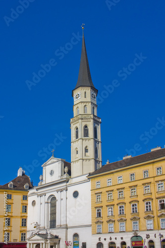 Church of St. Michael on Michaelplatz in Vienna, Austria photo