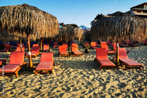 Bulgarian beach near Ravda village photo