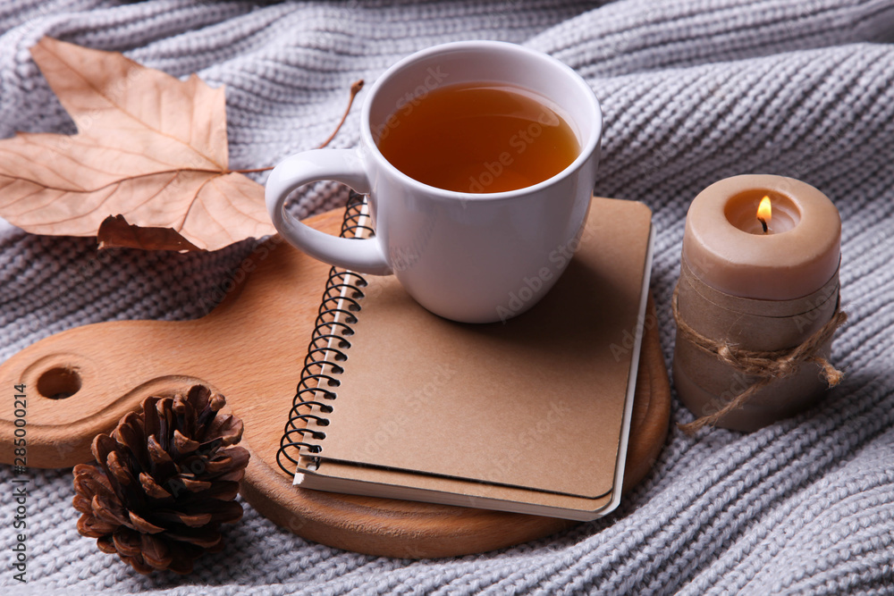 Fotografie Concept autumn, comfort.