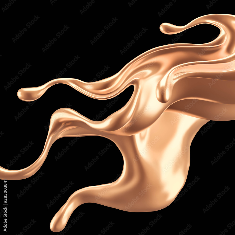 Luxury elegant splash liquid gold. 3d illustration, 3d rendering. Luxury elegant splash liquid gold. 3d illustration, 3d rendering.
