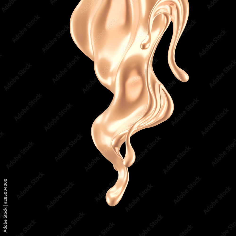 Luxury elegant splash liquid gold. 3d illustration, 3d rendering. Luxury elegant splash liquid gold. 3d illustration, 3d rendering.