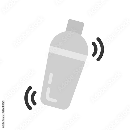 Shaker flat icon, Device used to mix beverages