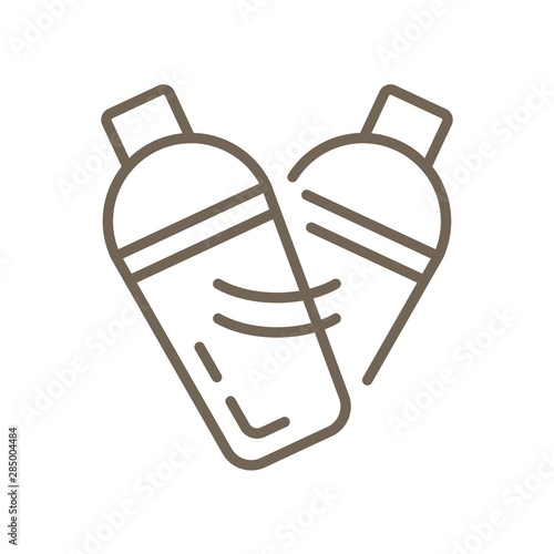 Shaker line icon, Device used to mix beverages