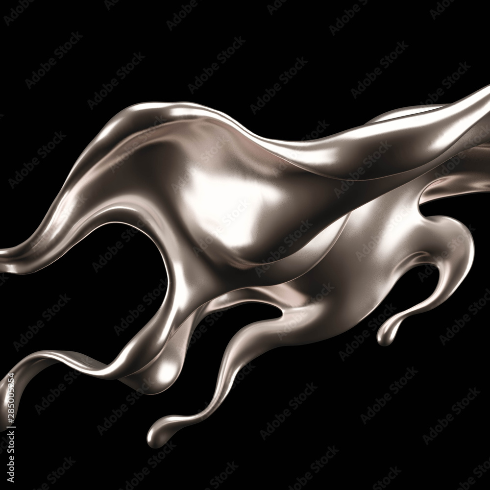 Luxury elegant splash liquid gold. 3d illustration, 3d rendering. Luxury elegant splash liquid gold. 3d illustration, 3d rendering.