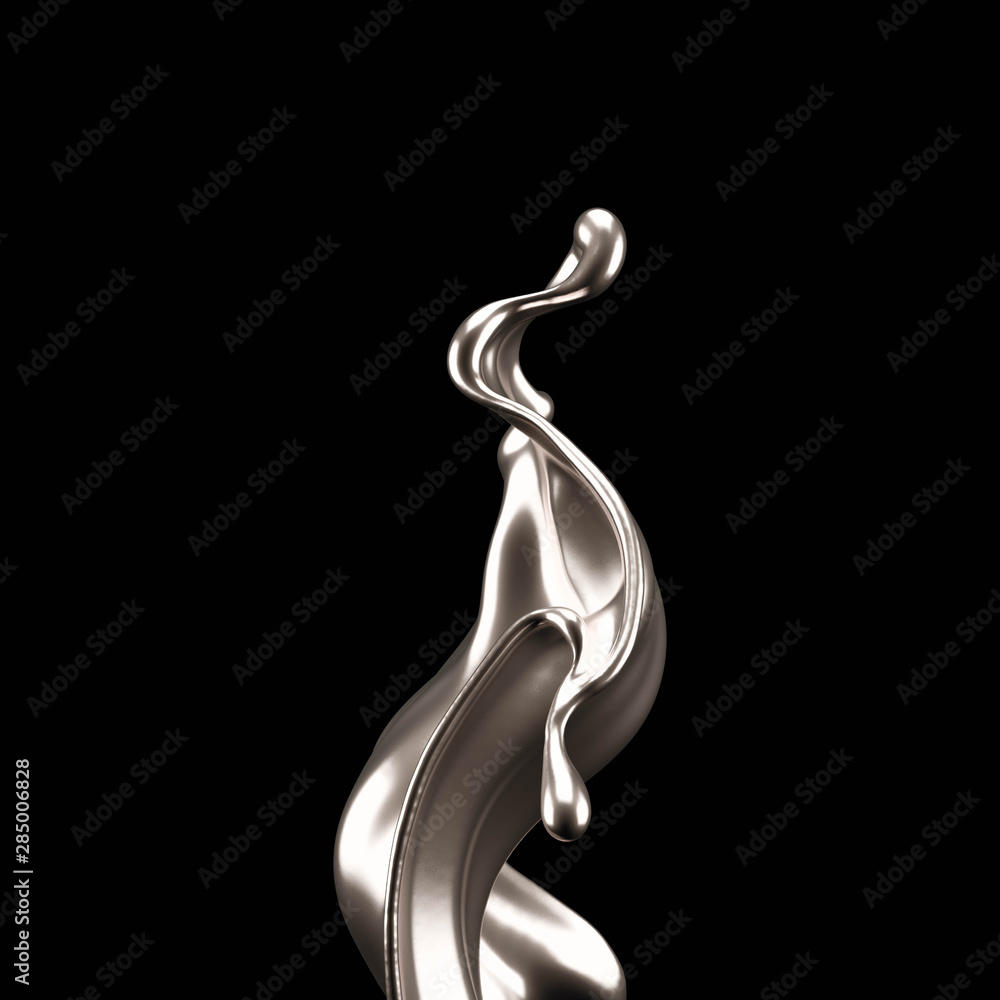 Luxury elegant splash liquid gold. 3d illustration, 3d rendering. Luxury elegant splash liquid gold. 3d illustration, 3d rendering.