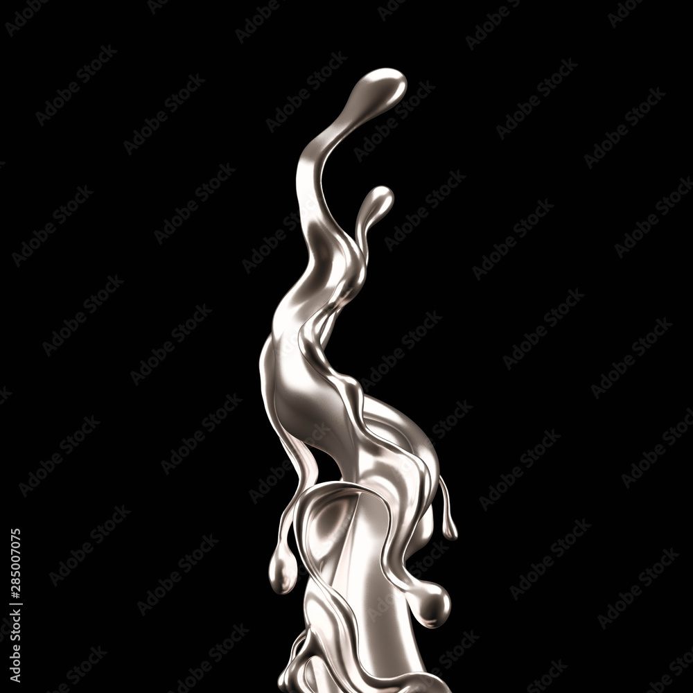 Luxury elegant splash liquid gold. 3d illustration, 3d rendering. Luxury elegant splash liquid gold. 3d illustration, 3d rendering.