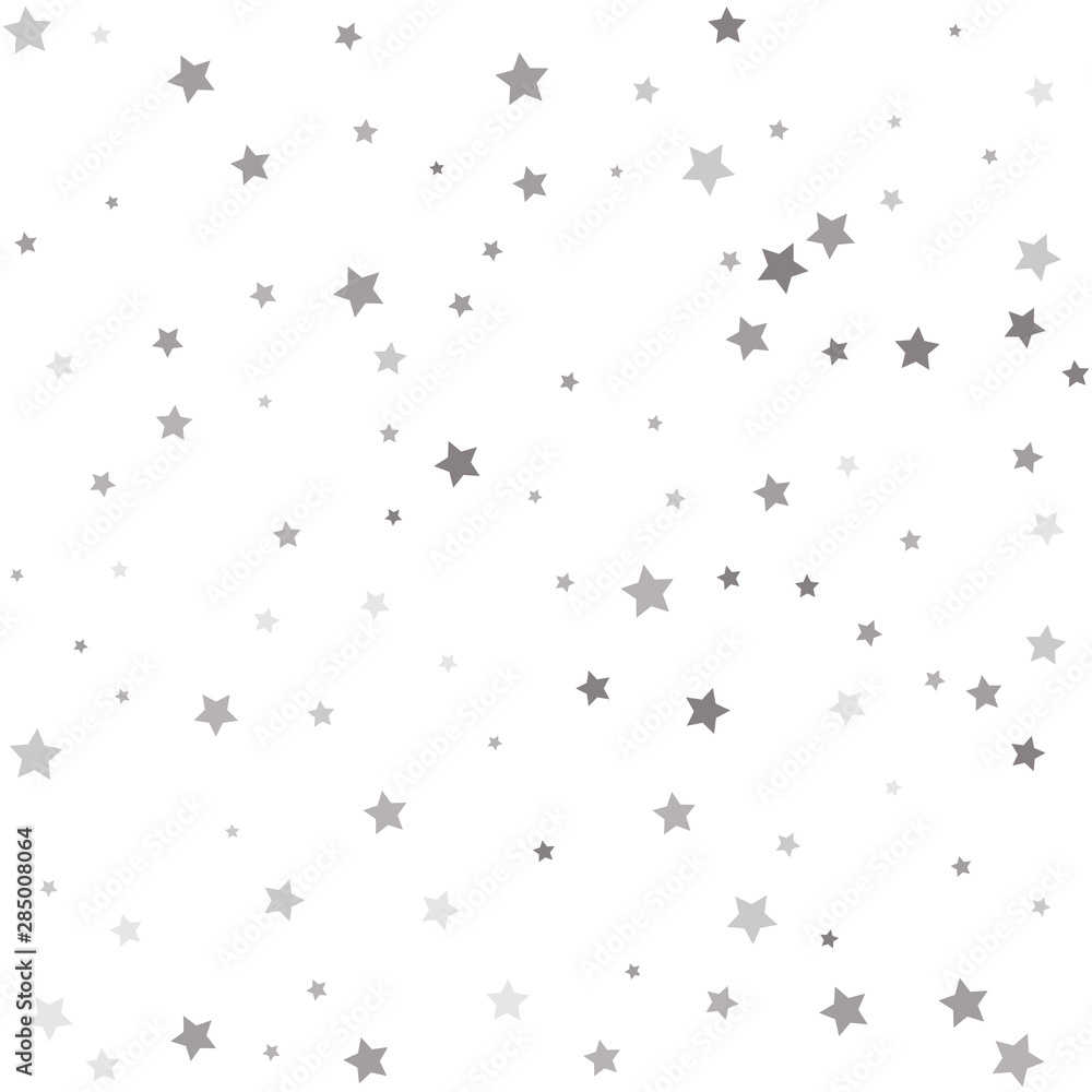 Confetti cover from silver stars. Texture of silver foil. Confetti cover from silver stars. Texture of silver foil.