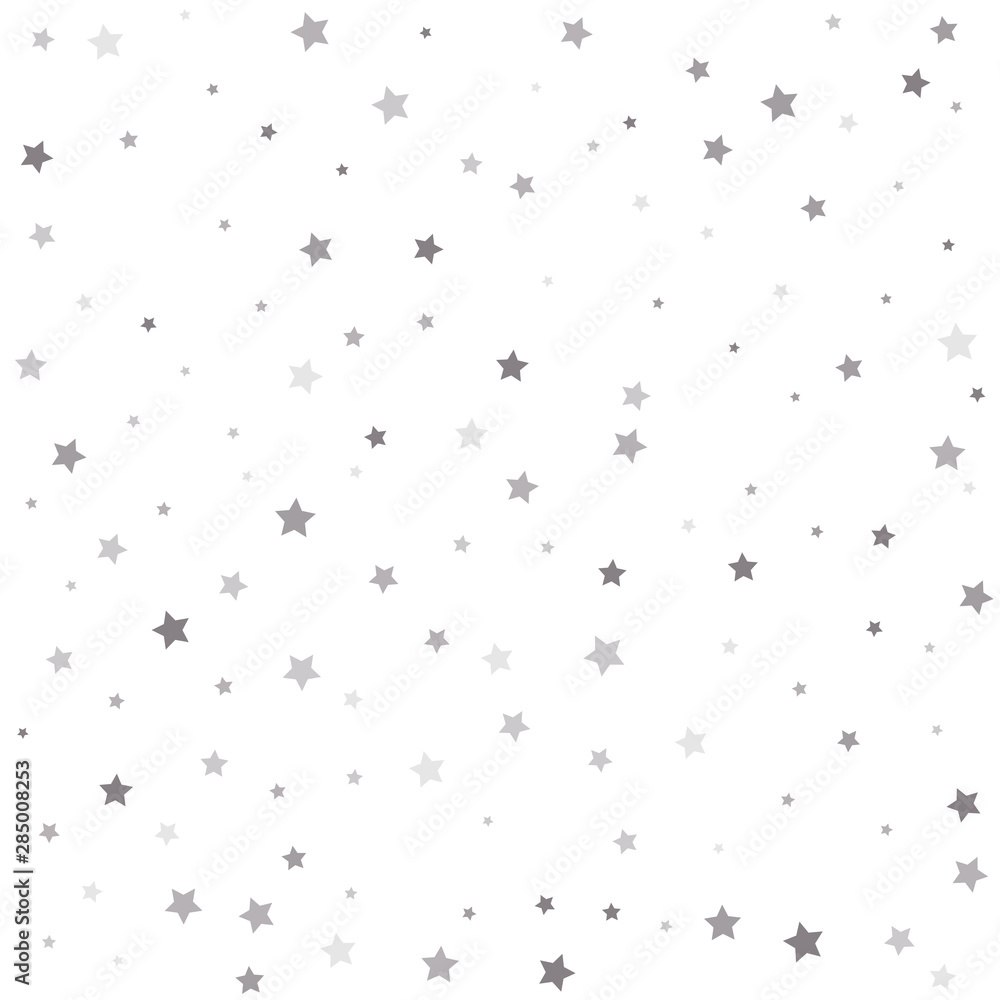 Shiny background. Silver stars. Shiny background. Silver stars.