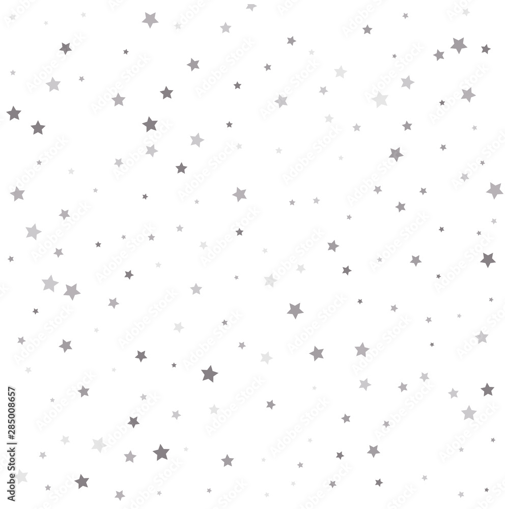 Christmas stars background vector, flying silver sparkles confetti. Confetti cover from silver stars. Christmas stars background vector, flying silver sparkles confetti. Confetti cover from silver stars.
