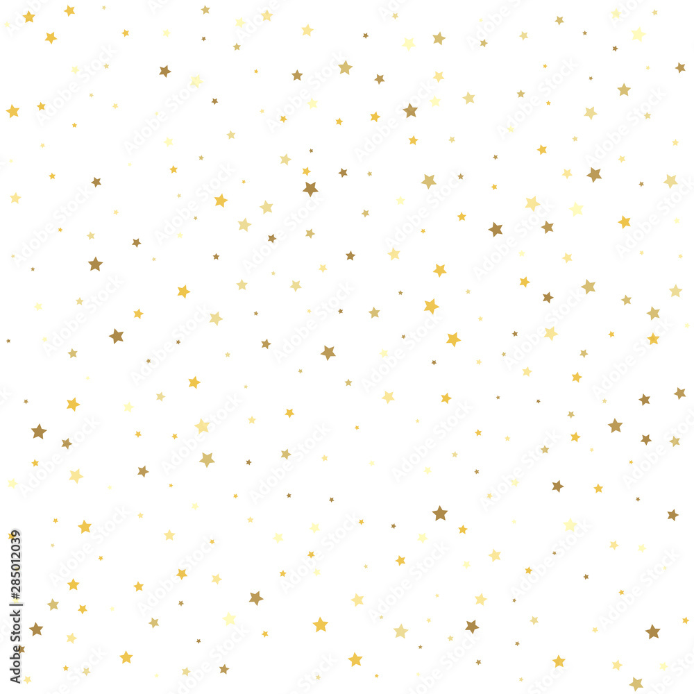 Christmas and New Year card, invitation, postcard, paper packaging. Golden stars on a square background. Christmas and New Year card, invitation, postcard, paper packaging. Golden stars on a square background.