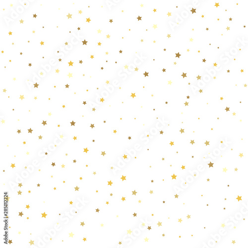 Sparkle tinsel elements celebration graphic design. Gold stars.