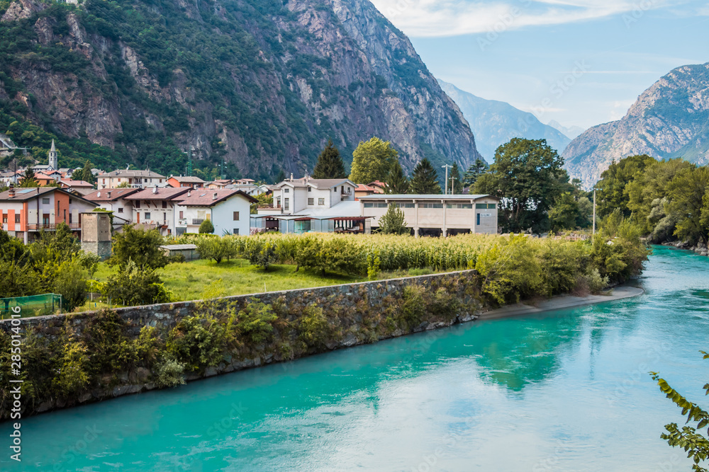 Fototapeta premium Village Hone Dora Baltea
