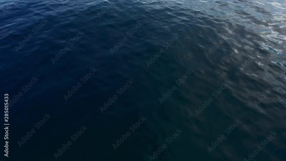 Top down aerial view of ocean water surface Top down aerial view of ocean water surface