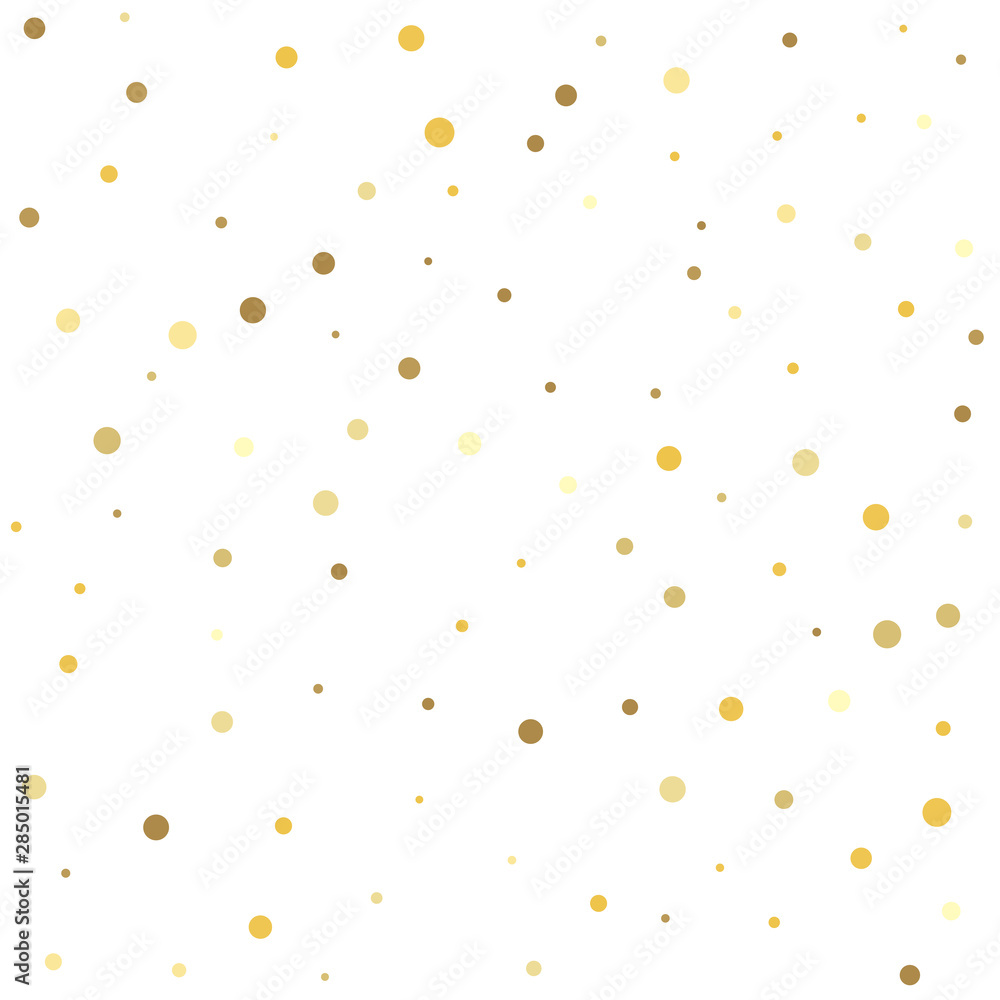 Gold dots. Vector illustration. Gold dots. Vector illustration.