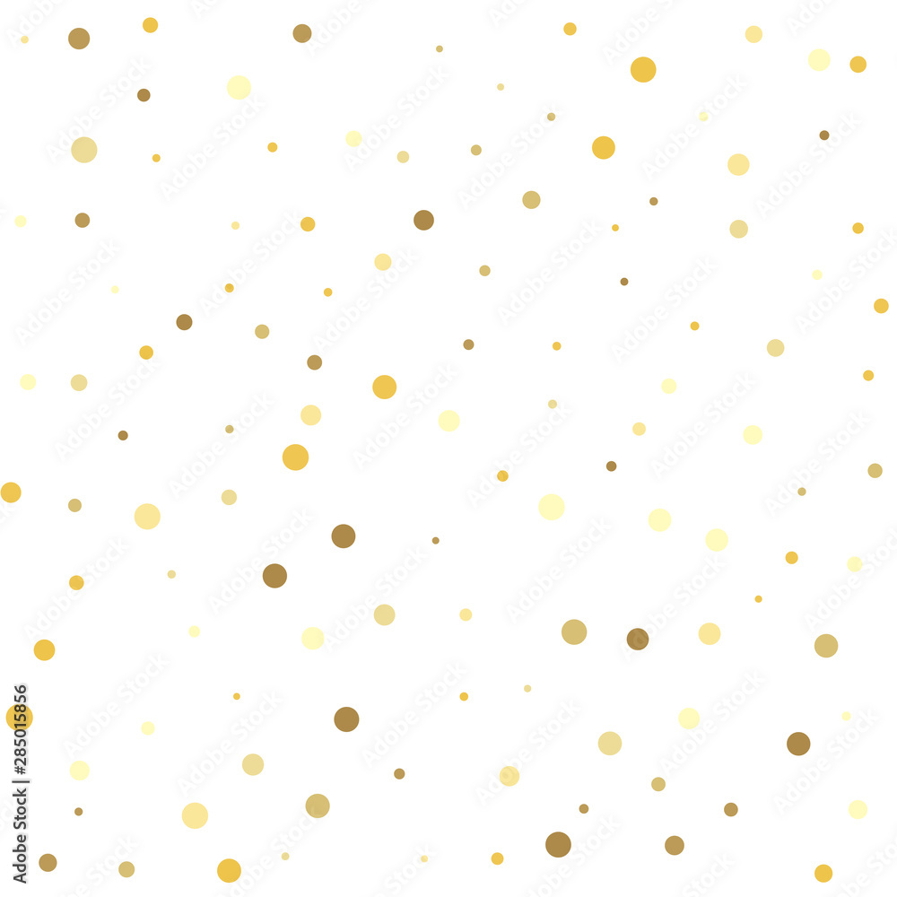 Golden dots on a square background. Sparkle tinsel elements celebration graphic design. Golden dots on a square background. Sparkle tinsel elements celebration graphic design.