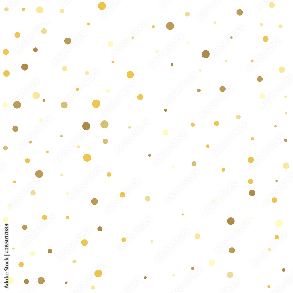 Christmas and New Year card, invitation, postcard, paper packaging. Gold dots. Christmas and New Year card, invitation, postcard, paper packaging. Gold dots.