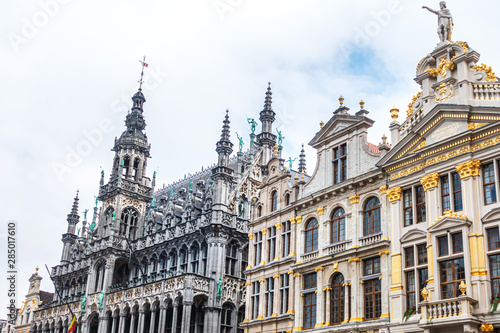 BRUSSELS, BELGIUM - August 27, 2017: Grand Square in Brussels city