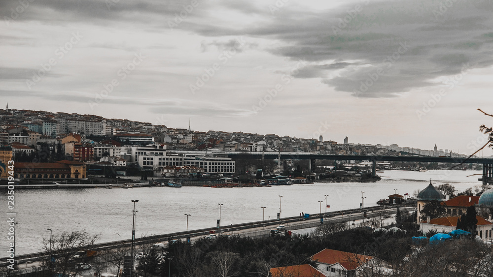 panorama of city of istanbul