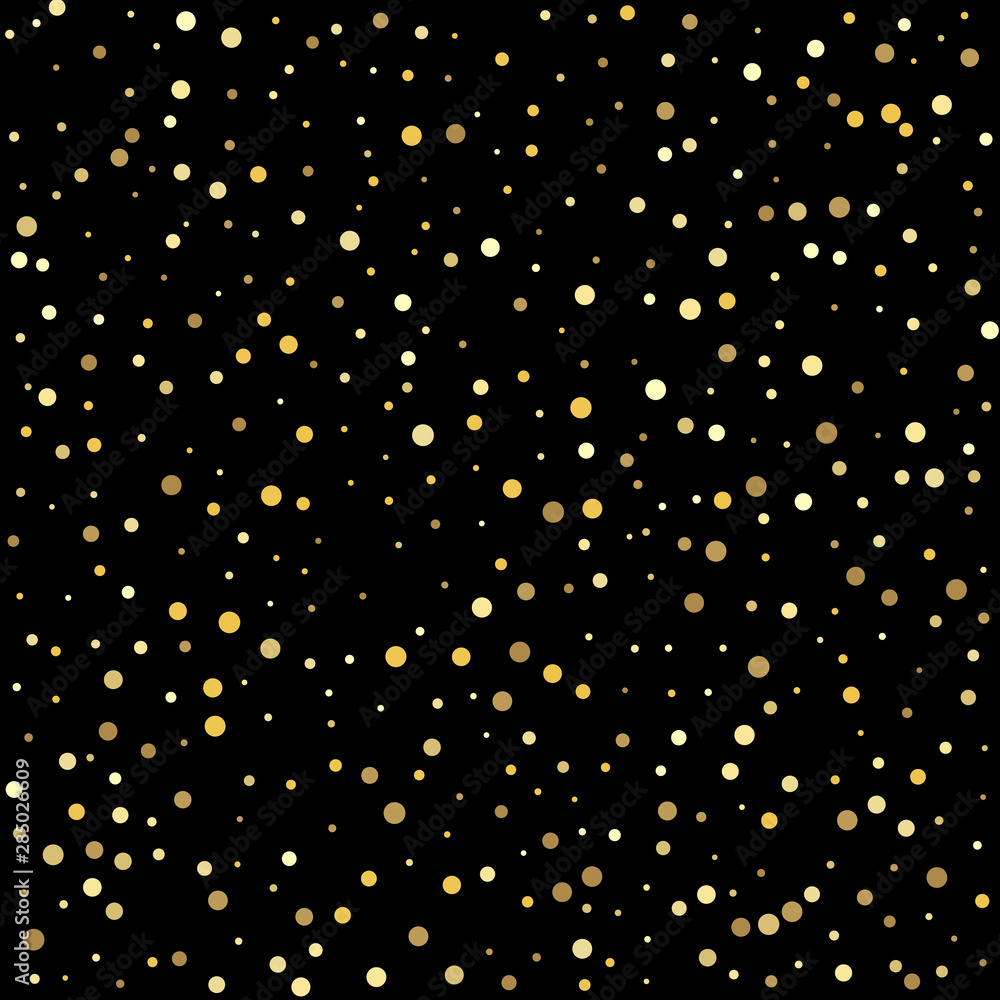 Glitter pattern for banner, greeting card. Christmas dots background vector, flying gold sparkles confetti. Glitter pattern for banner, greeting card. Christmas dots background vector, flying gold sparkles confetti.
