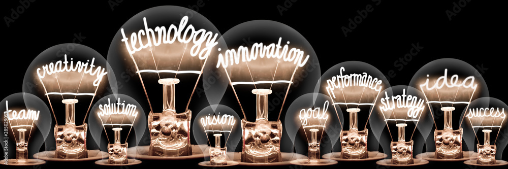 Light Bulbs Concept - obrazy, fototapety, plakaty 