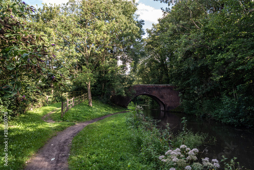 Bridge going over the canal