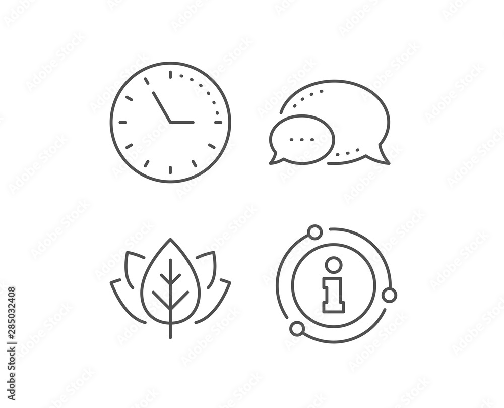 Organic tested line icon. Chat bubble, info sign elements. Bio cosmetics sign. Fair trade symbol. Linear organic tested outline icon. Information bubble. Vector Organic tested line icon. Chat bubble, info sign elements. Bio cosmetics sign. Fair trade symbol. Linear organic tested outline icon. Information bubble. Vector